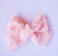 Image 3 of Pink & Mustard Lace
