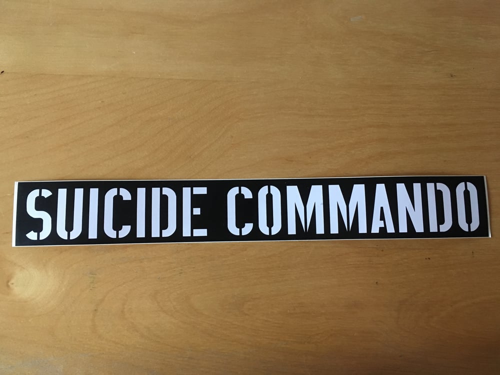 Image of SUICIDE COMMANDO Sticker Large