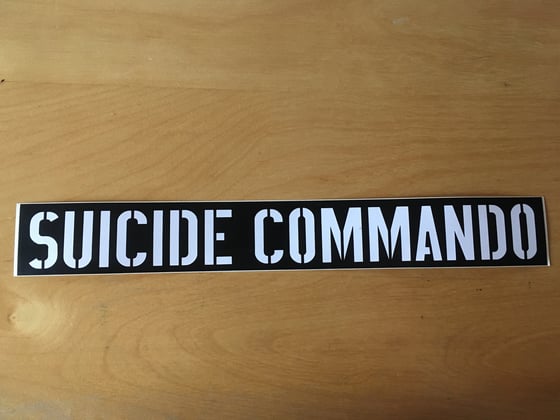 Image of SUICIDE COMMANDO Sticker Large