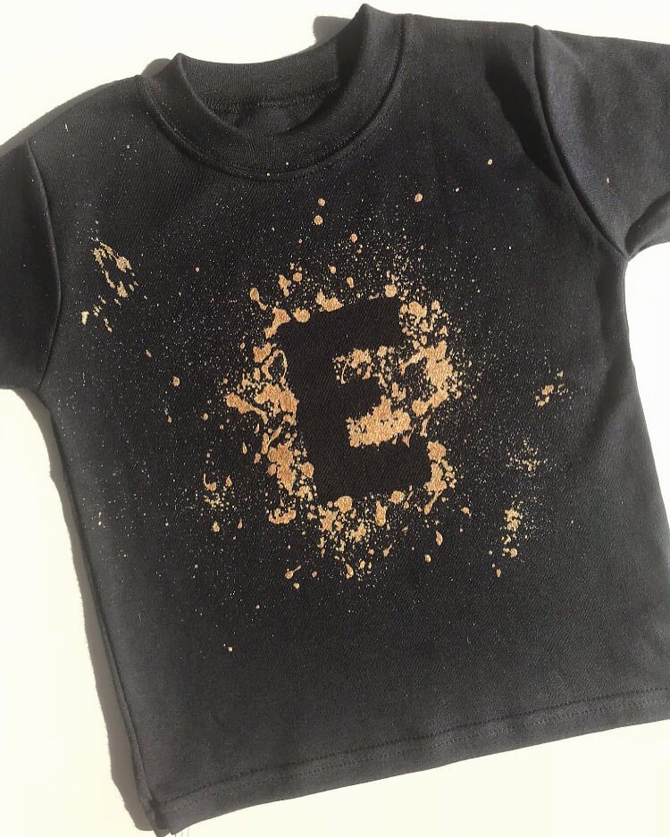 Image of Gold Spat Initial Tee