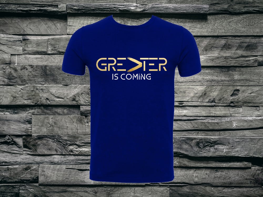 Image of Greater League T  Navy Blue/Gold