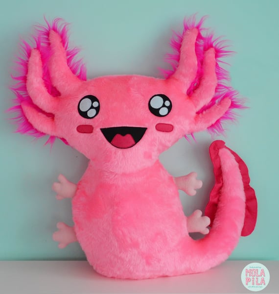 Image of Pink Axolotl plush toy