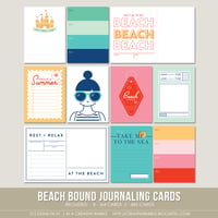 Image 1 of Beach Bound Journaling Cards (Digital)