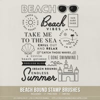 Image 1 of Beach Bound Stamp Brushes (Digital)