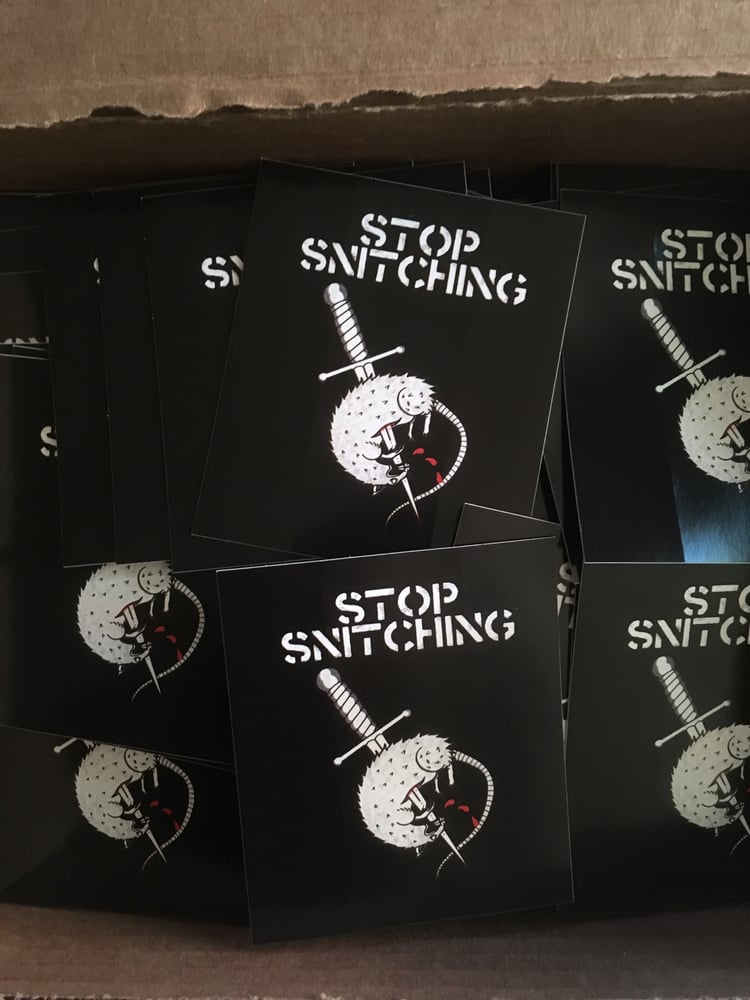 “Stop Snitching” - Sticker | Signal84official