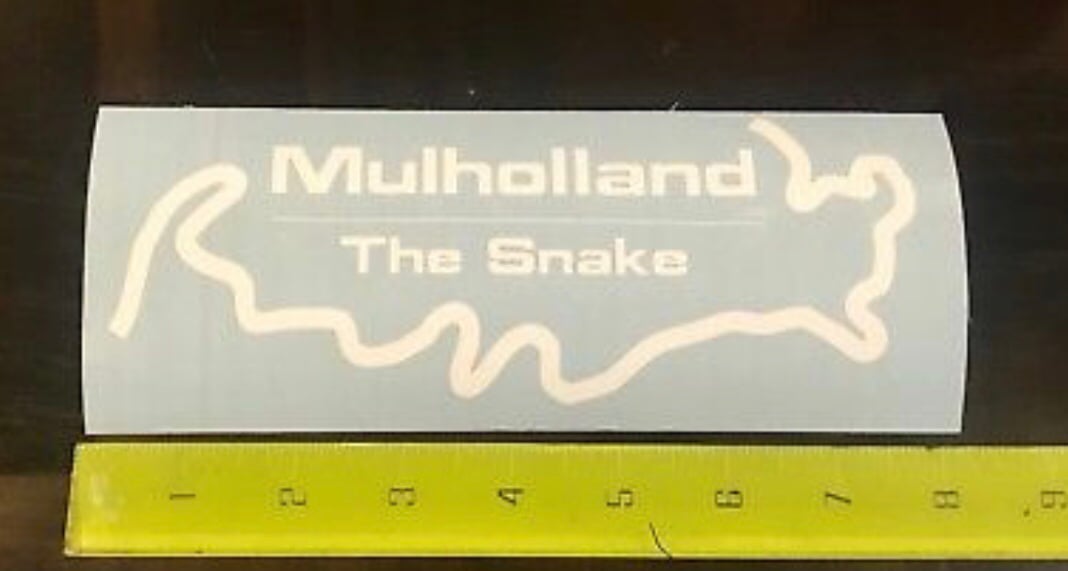 Image of Mulholland Snake Decal Sticker