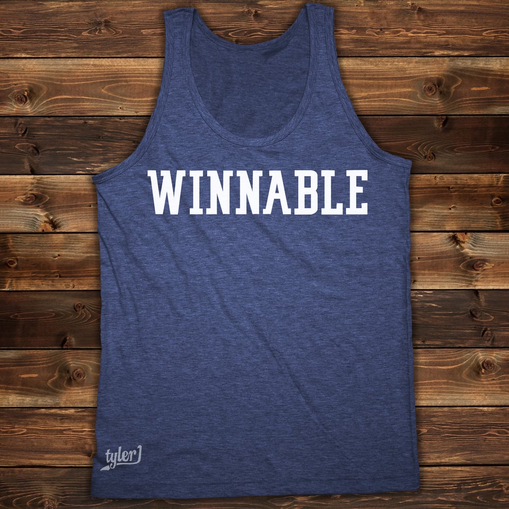 Winnable Tank - Vintage Blue