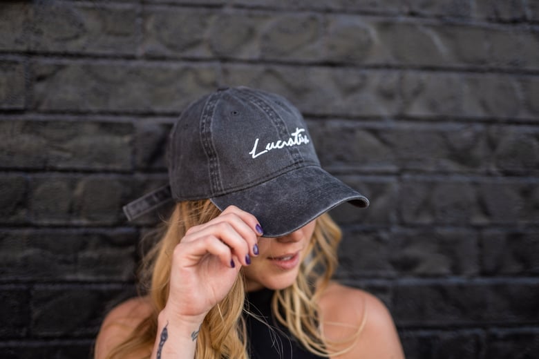 Image of Lucrative Dad Hat -Charcoal
