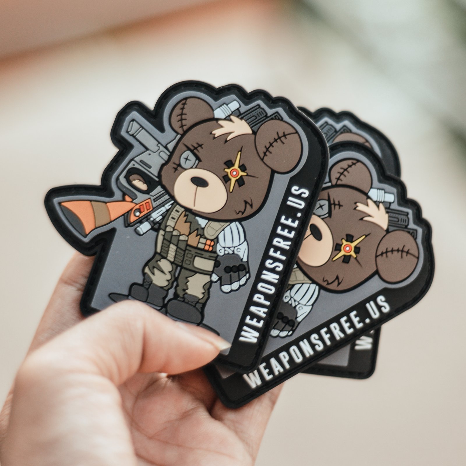 Tactical teddy 2025 bear patch