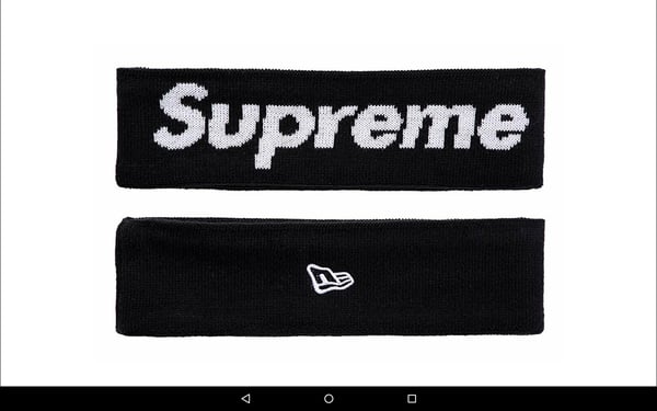 Image of Supreme Headband Black