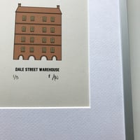 Image 3 of DALE STREET WAREHOUSE MANCHESTER FRAMED PRINT by fingsMCR