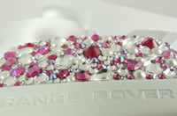 Image 2 of Pink Diamonds & Pearls Range Rover Key Cover with Crystals.