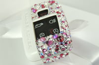 Image 4 of Pink Diamonds & Pearls Range Rover Key Cover with Crystals.