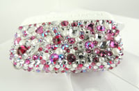 Image 3 of Pink Diamonds & Pearls Range Rover Key Cover with Crystals.