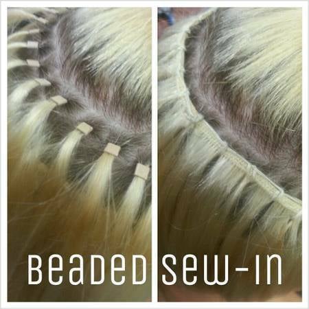 Image of Beaded Sew In Extensions
