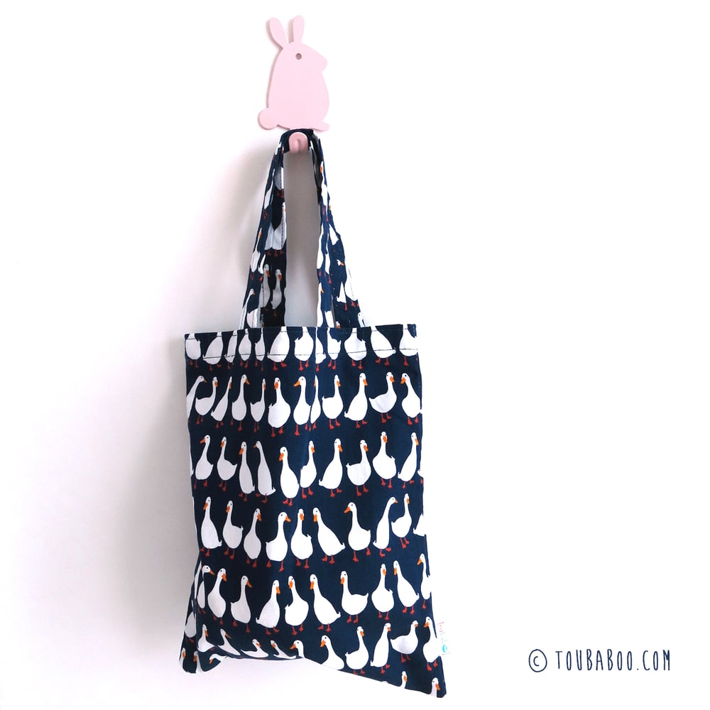 Image of Tote bag motifs petites oies