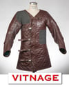 1960'S Vintage 10X Custom Made Leather Marksmen Competition Jacket Coat Riffle Target Size Mens 38