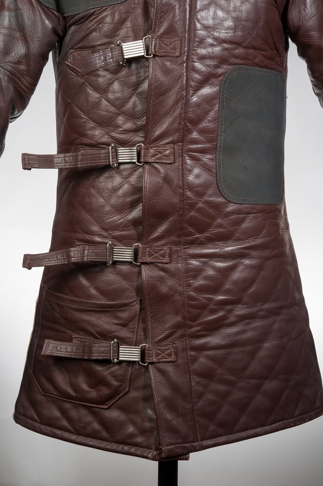 Vitnage 1960 S Vintage 10x Custom Made Leather Marksmen Competition Jacket Coat Riffle Target Size Mens 38