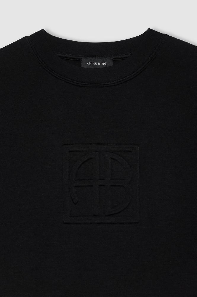 Image of ANINE BING Alto Sweatshirt Framed Monogram
