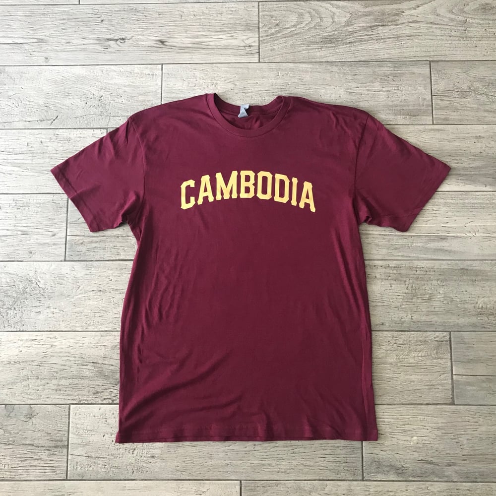 Image of Limited Edition Cambodia tee gold print