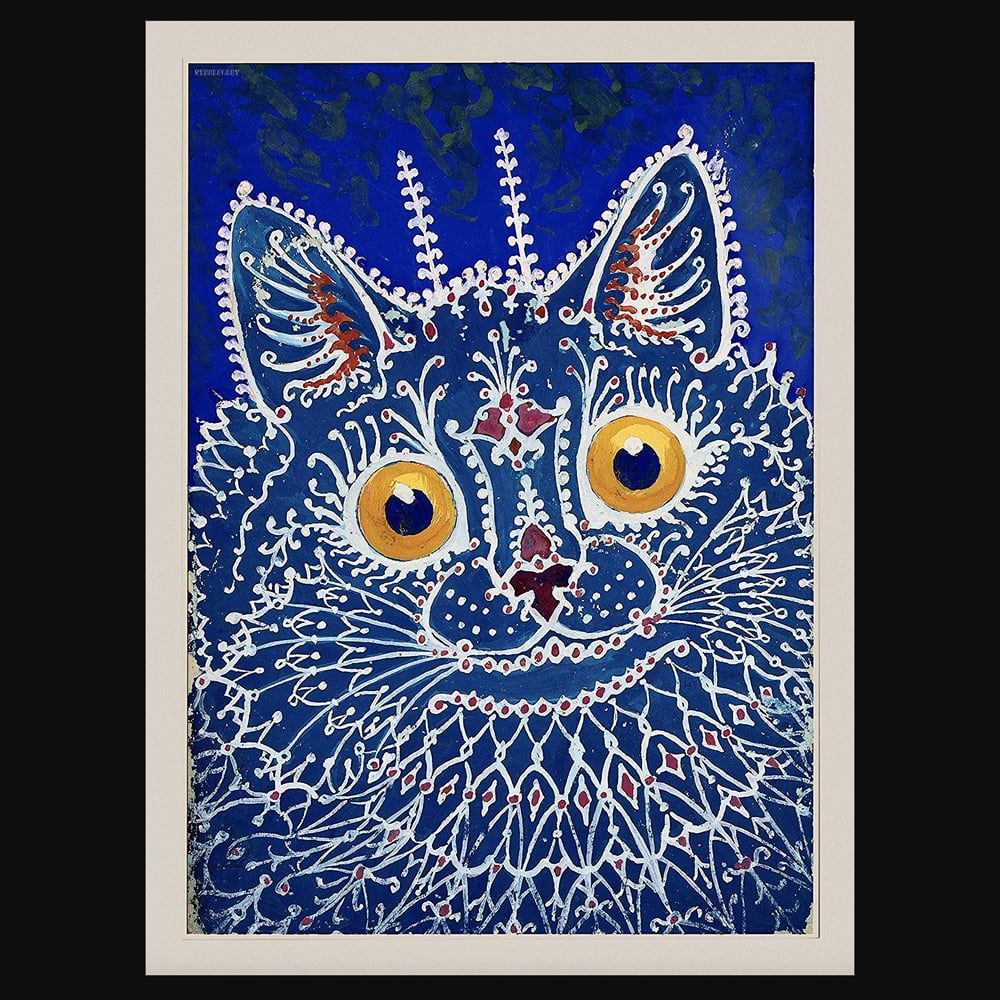Image of Louis Wain Cat Tapestry
