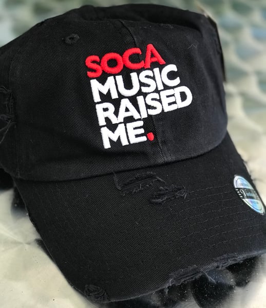 Image of Soca Music Raised Me - Ripped Daddy Hat (Various Colors)