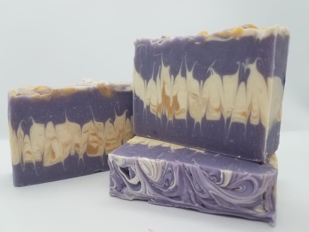 Image of French Lavender & Honey handmade goat milk soap