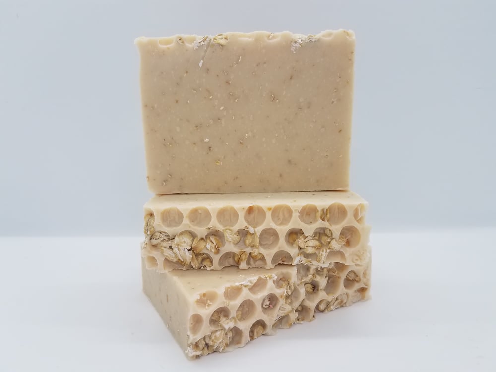 Image of Oatmeal milk & Honey handmade goat milk soap