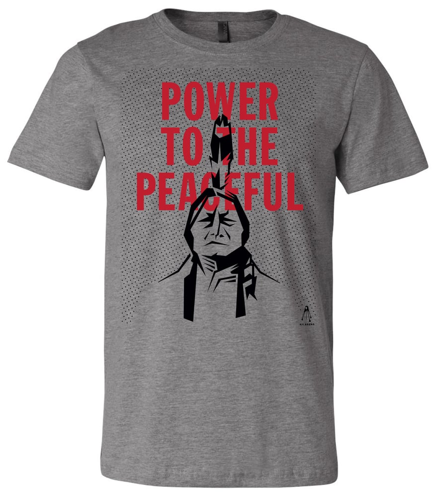 Image of OFFICIAL - "POWER TO THE PEACEFUL" UNISEX SHIRT