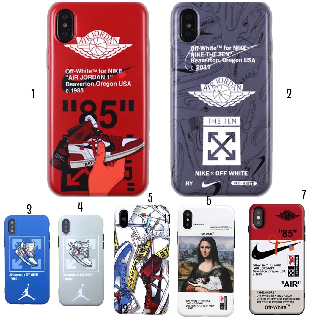 Skrivemaskine Pilgrim Fyrretræ Nike x Off White iPhone Case | IGM