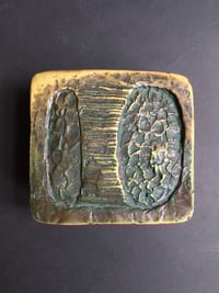 Image 1 of Sculptural Art Door Handle & Keyhole Plate