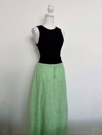 Image 1 of 00s Green maxi skirt // 40