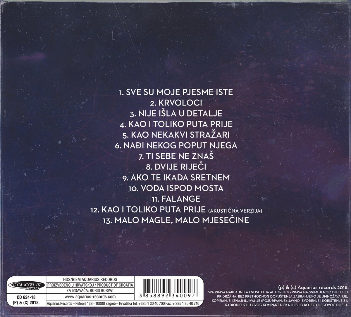 Image of Potpisani CD Malo magle, malo mjesečine