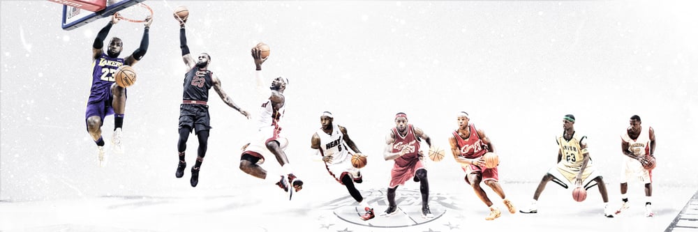 Image of LBJ Evolution Poster