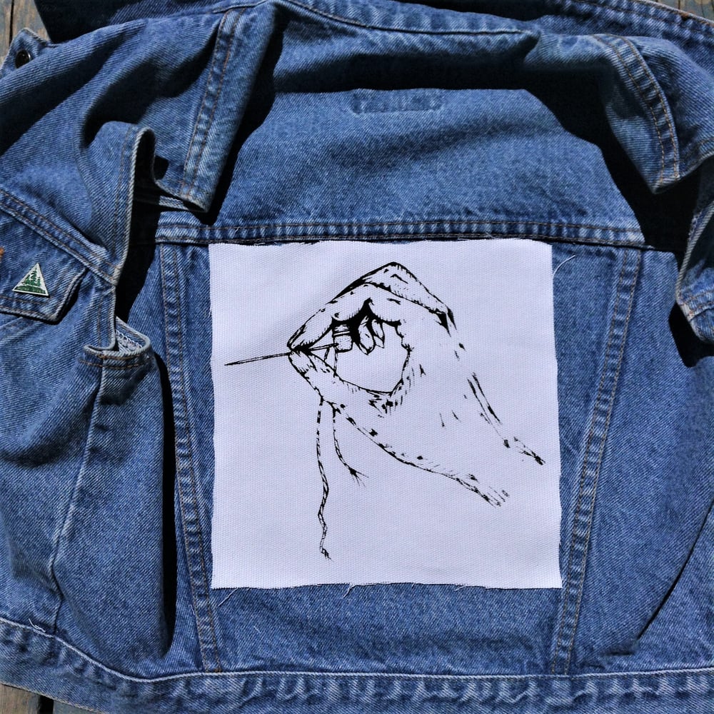 Image of Embroidery back patch