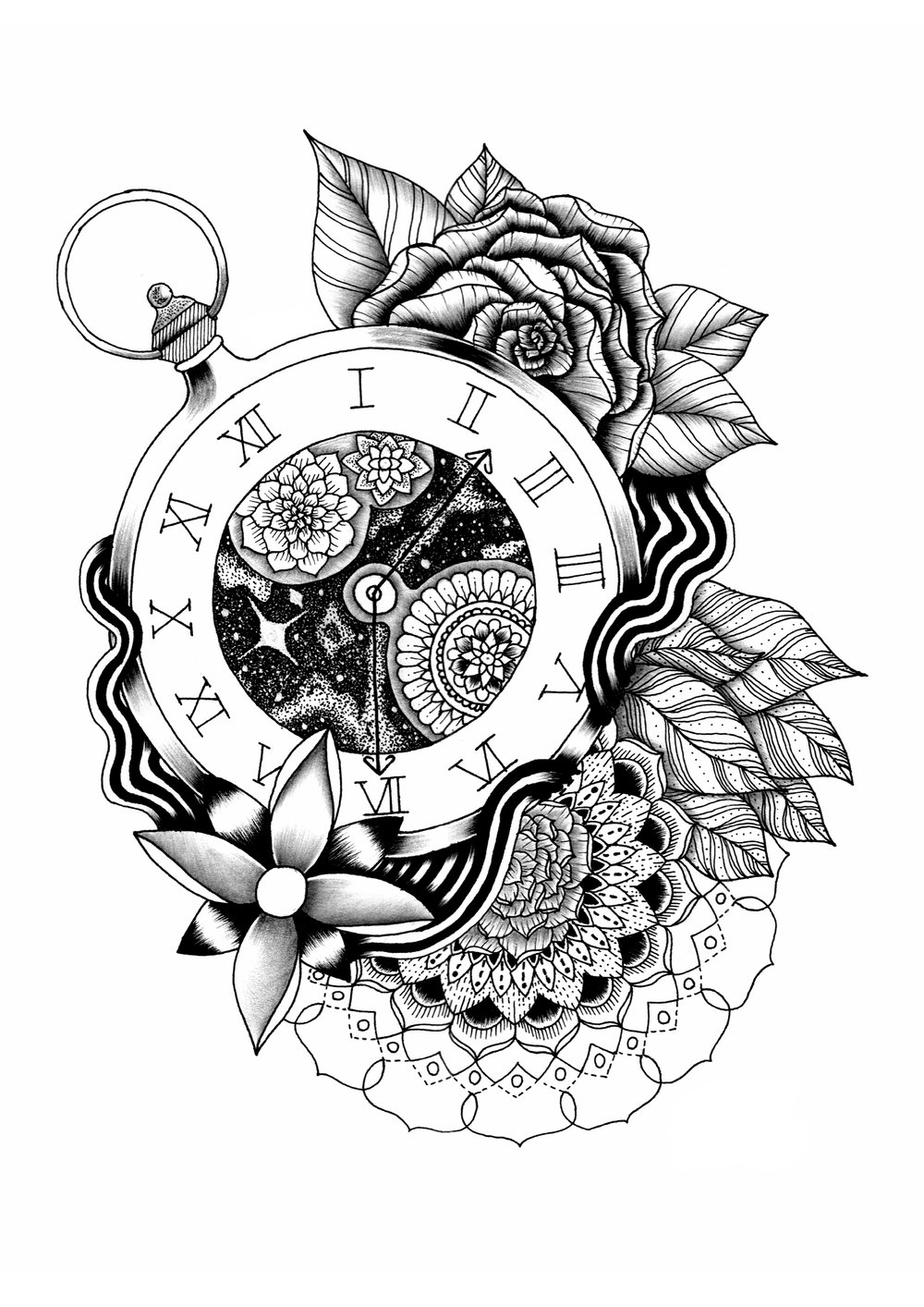 Image of Clock Of Growth Print