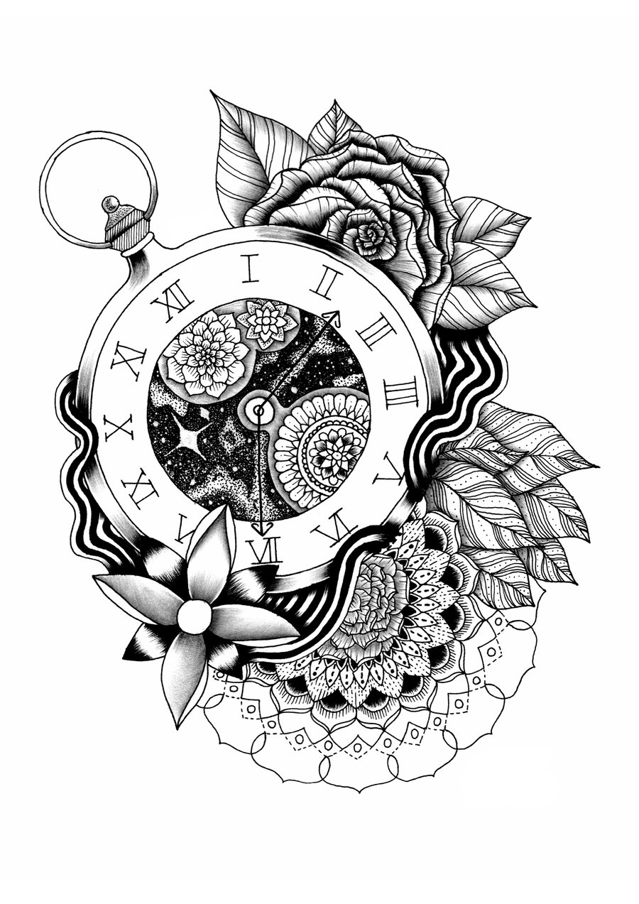 Image of Clock Of Growth Print