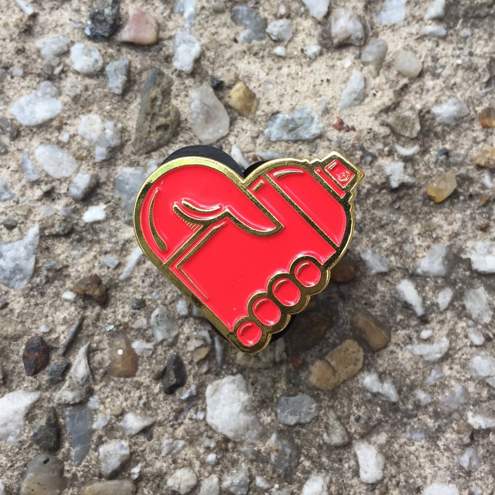 Image of Graffiti Heart Pin (Gold Edition) & (Midnight Edition)