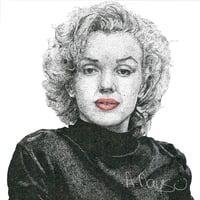 Image 2 of Marilyn Monroe (red lips)