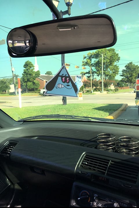 Image of Triangle Dog Air Freshener