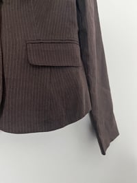 Image 3 of BANANA REPUBLIC LINEN PINSTRIPE SUIT