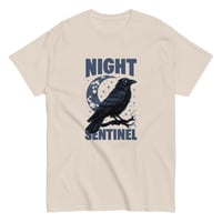 Image 8 of Unisex classic tee, Night Sentinel Raven & Moon Tee