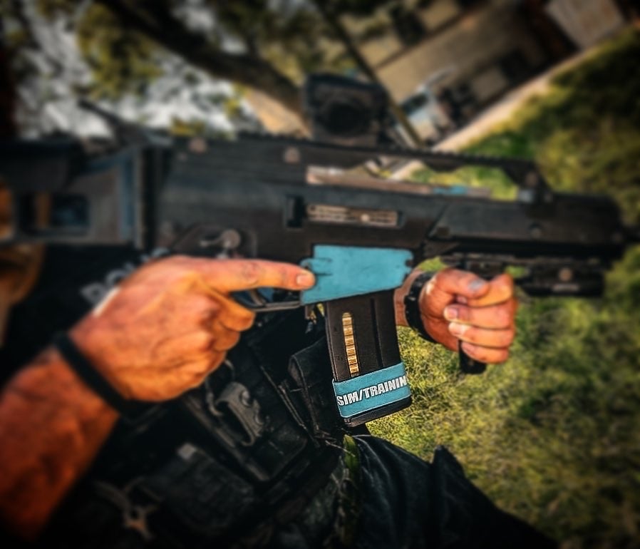 Image of SIM/SILENT BLANK TRAINING MAG BANDS (6 pack)
