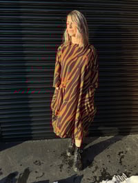 Image 1 of COCO- cocoon dress with pockets; Stretch fabrics