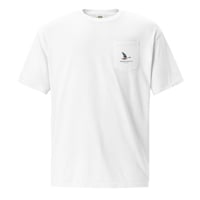 Image 3 of Goose Creek Co - American Flag - Comfort Colors - Unisex Garment-Dyed Pocket T-shirt
