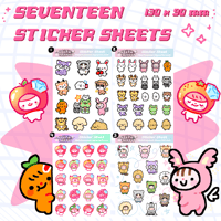 Image 1 of SEVENTEEN Sticker Sheets 2