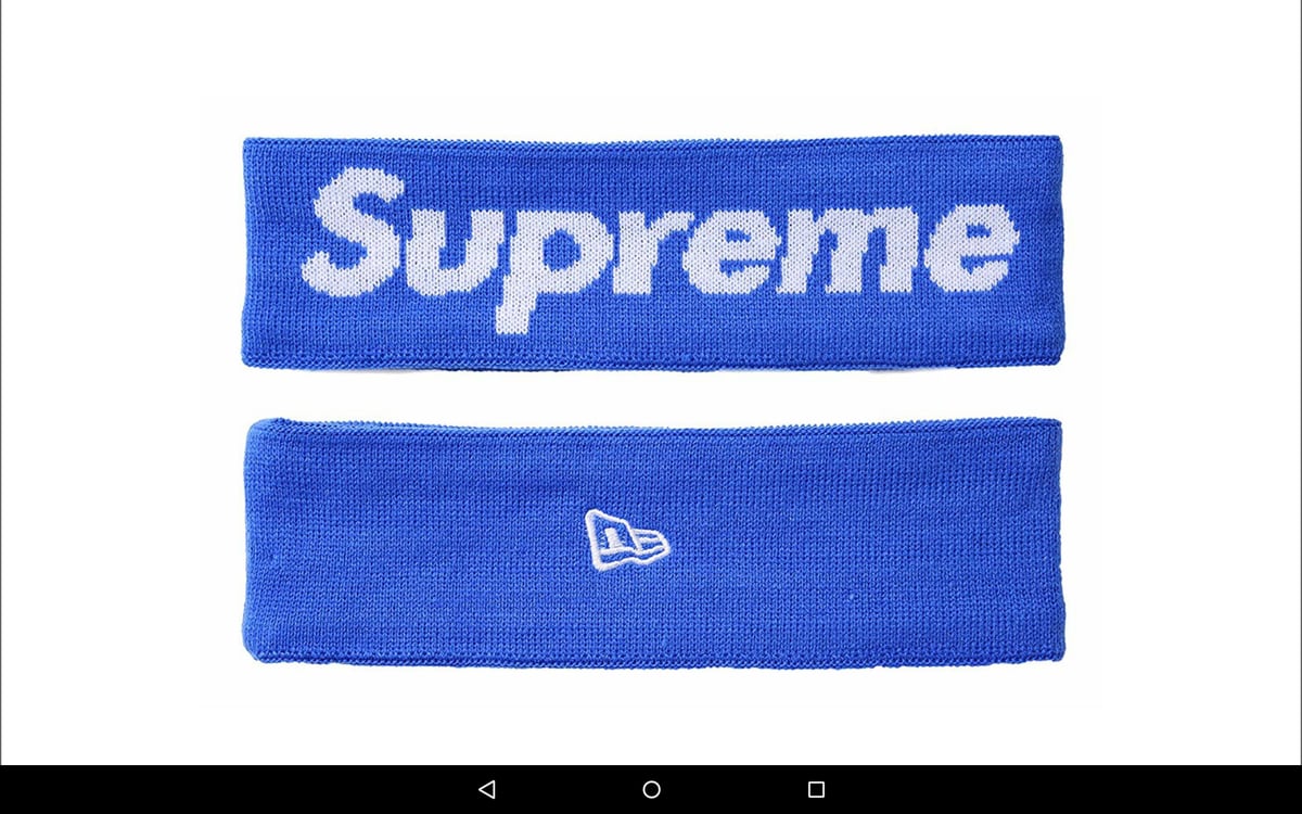 Supreme Headband Blue Royaltysgoods