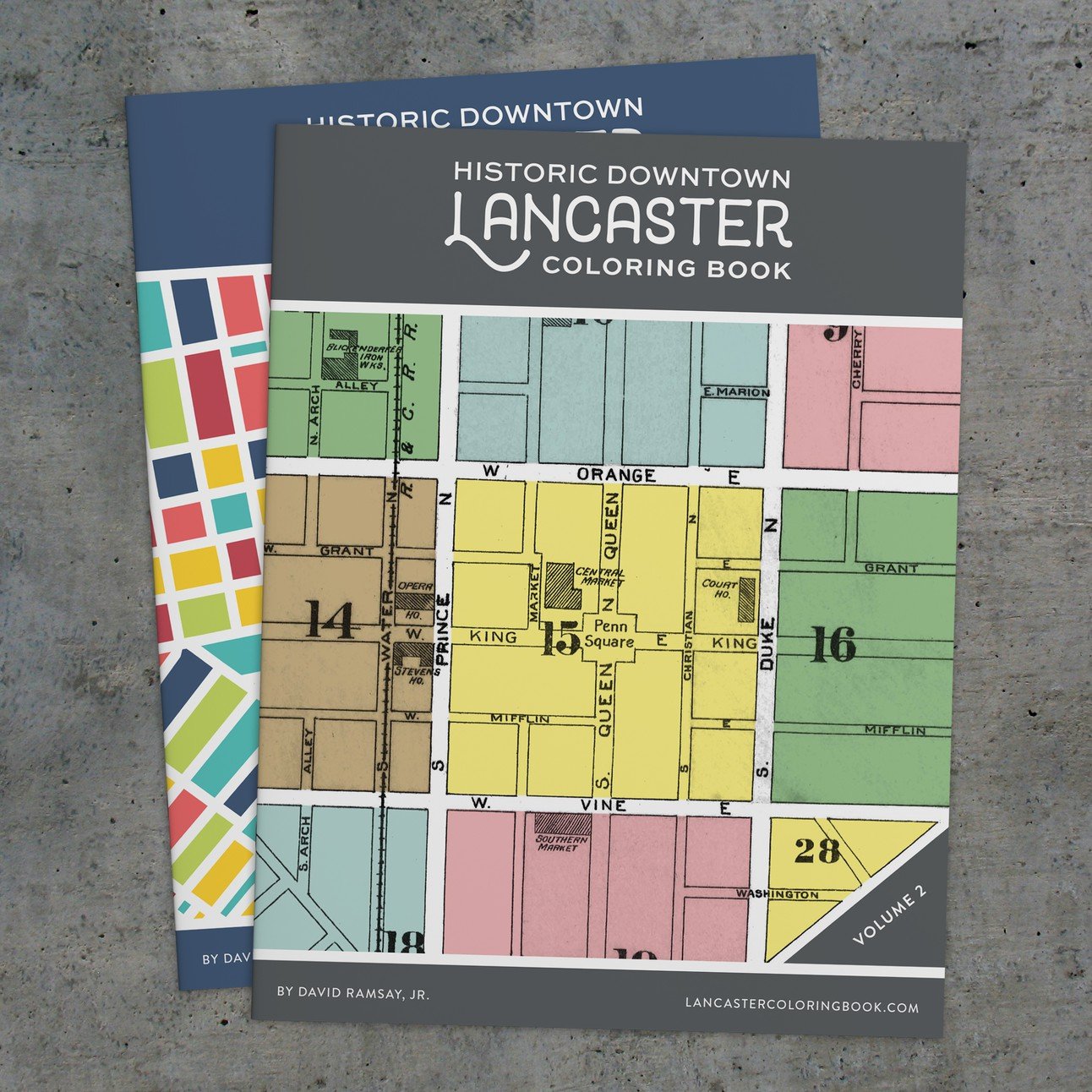 Image of Historic Downtown Lancaster Coloring Book - Bundle