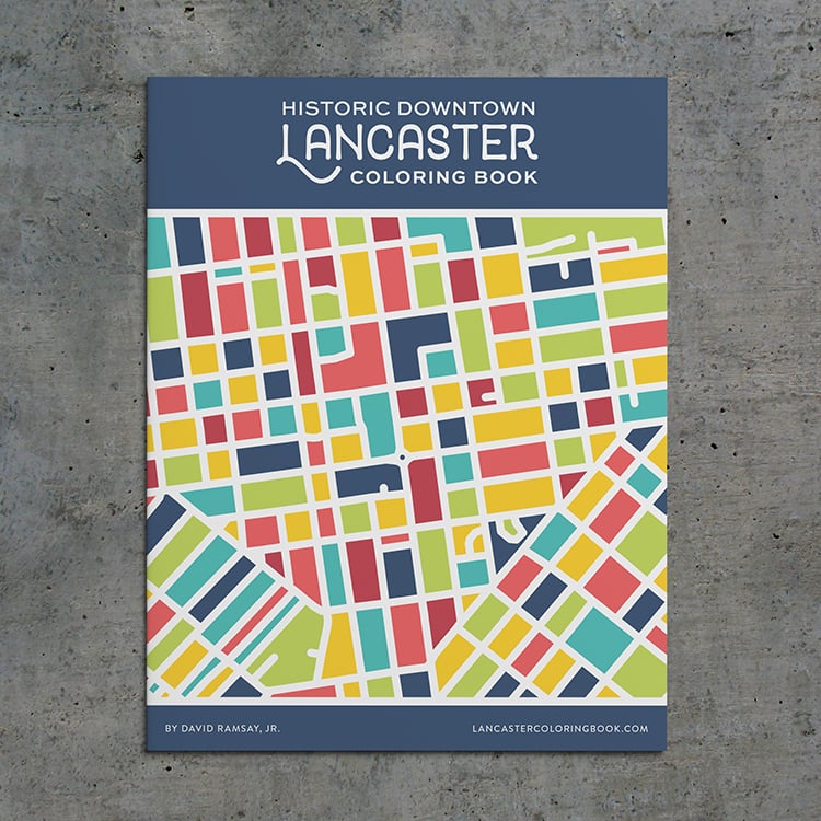 Image of Historic Downtown Lancaster Coloring Book - Vol. 1