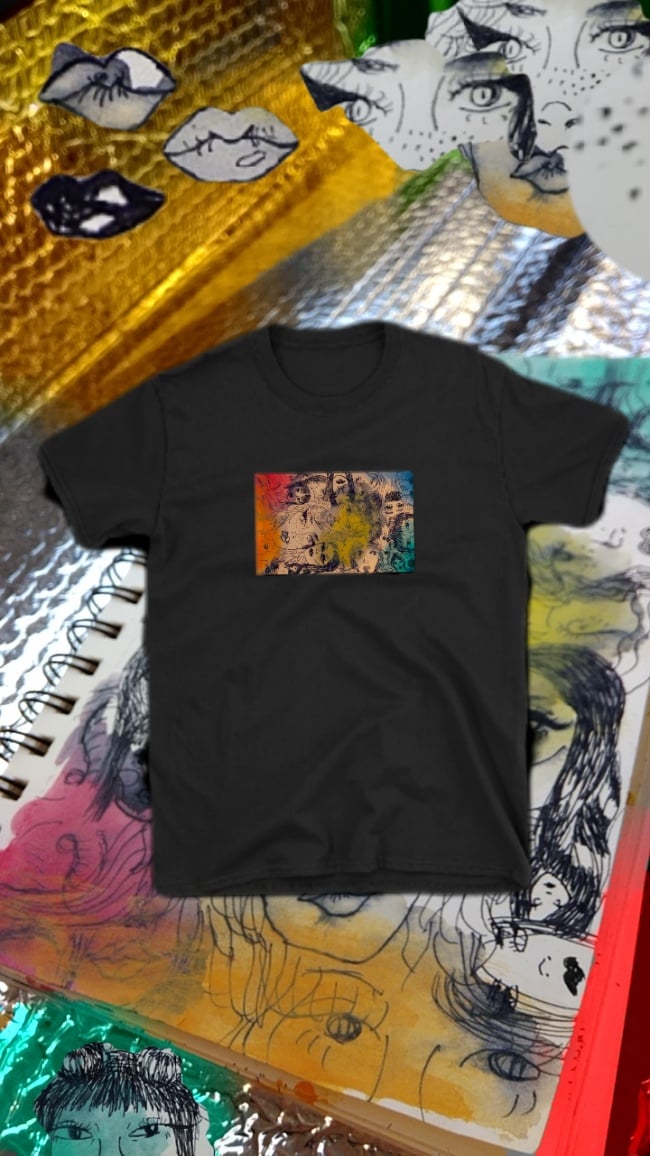 Image of Women and Watercolor Unisex Tee